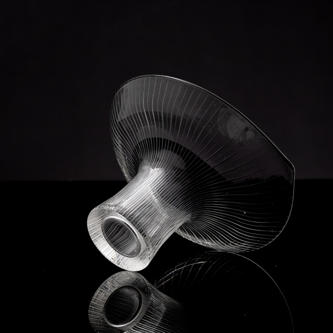 A complete set of crystal Art-object, model 3523 – Iittala Finland by Tapio Wirkkala