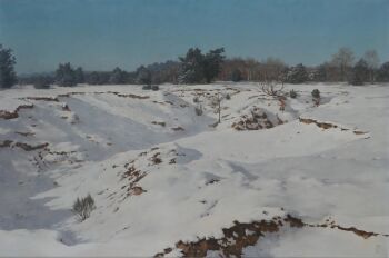 Sneeuwlandschap by Jan Voerman jr