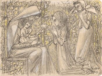Aanbidding van het Christuskind by Jan Toorop