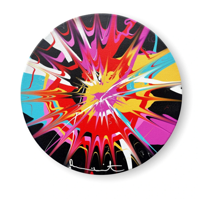 H12 - 4 - 566 Beautiful, Long Since Written, Careful And Concerted Revolution Painting by Damien Hirst