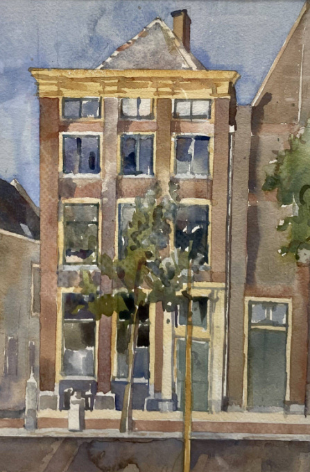 Grachtenpand in de stad by Renée Stotijn