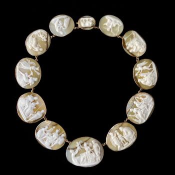 French antique cameo necklace by Unbekannter Künstler