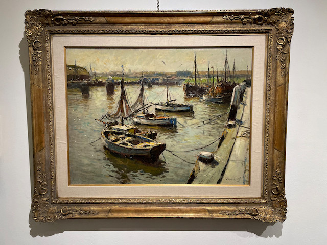 Binnenhaven te Scheveningen by Evert Moll