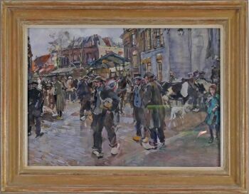  Beestenmarkt Delft by Carl Fahringer