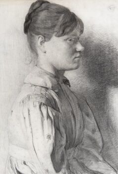 Portret van een dame by Artista Desconhecido