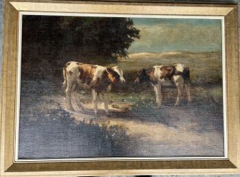 Kalfjes in een duinlandschap bij Den Haag by Fedor van Kregten