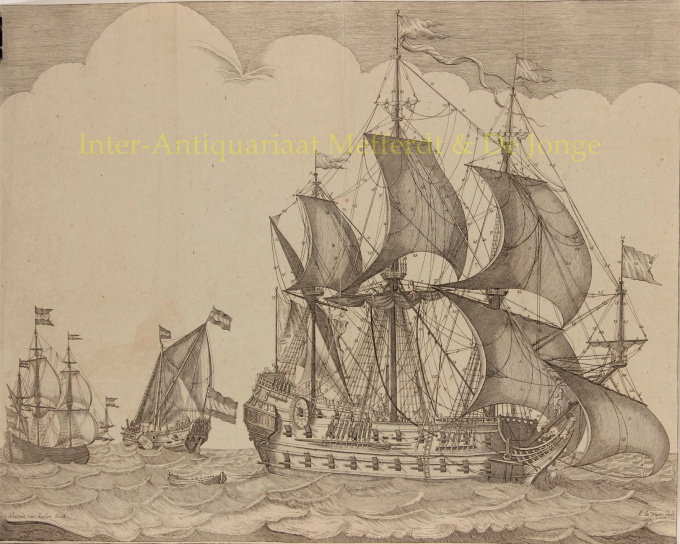 Oost Indië vaarder  by Anthonie de Winter
