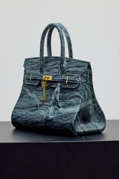 Green Marble Bag II by Phantom Art