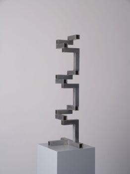 Untitled (geometric Totem #01) by Theodor Schokker