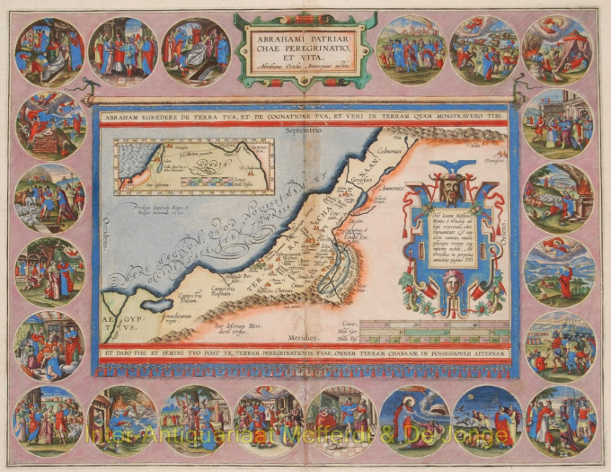 Holy Land by Abraham Ortelius