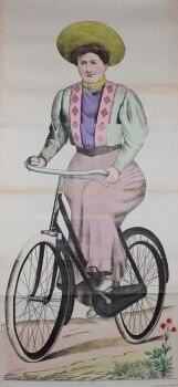 The cyclist by Onbekende Kunstenaar