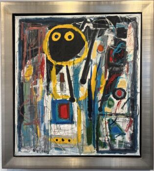 Hommage aan Miro  by John Nieland