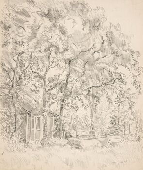 Huisje bij Hollandsche Rading by Jan Sluijters