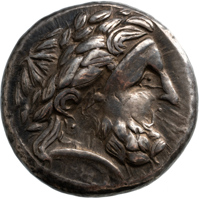 AR Tetradrachm lower Danube region, immitation of Philippos II, 3rd-2nd century BC by Artista Sconosciuto