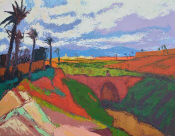 Noord Afrikaans landschap by Jannes de Vries