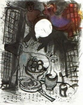 Nature Morte Brune by Marc Chagall