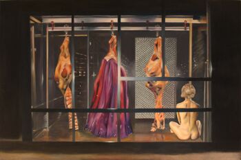 Nr. 39 Meat - 100x150cm. by Paul Kenens