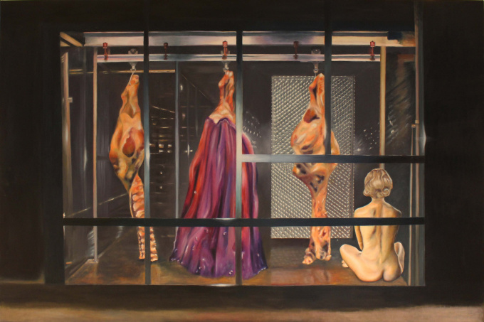 Nr. 39 Meat - 100x150cm. by Paul Kenens