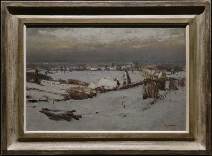 Winters gezicht op Achterberg by David Schulman
