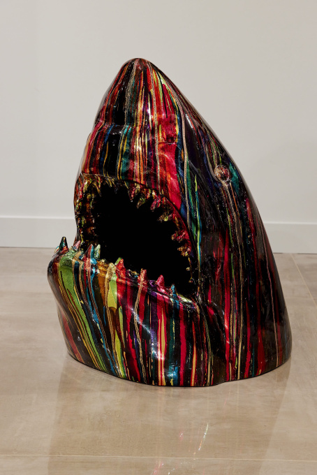 Abstract Shark by Ghost Art