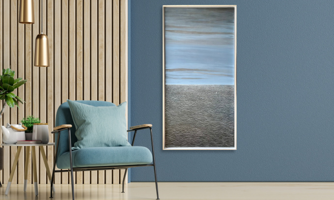 Vertical Blue by Louis Blondiau