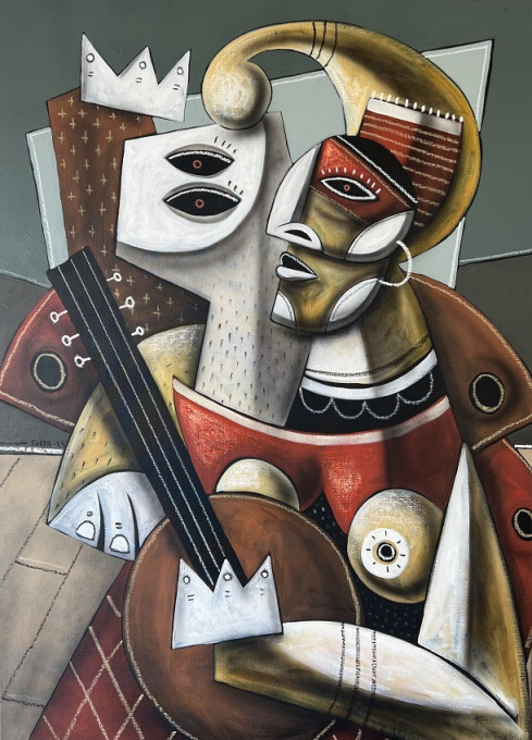 Le Musicien et son Chien by Skepa