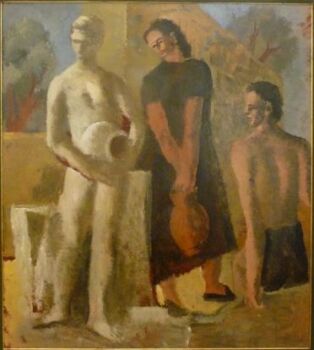 Figures in a Classical Landscape by Jean Bellette