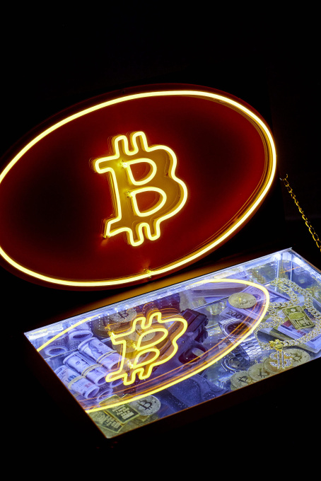 Bitcoin treasure box by Phantom Art