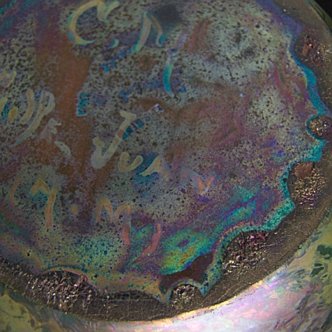 Ceramic art nouveau vase  by Clement Massier