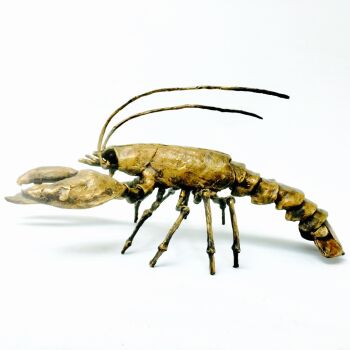 Golden lobster by Wendy Alblas