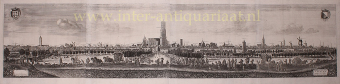 Utrecht - Isaak Ottens + Herman Saftleven, ca. 1720 by Herman Saftleven