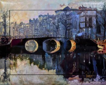 Amsterdam Prinsengracht by Peter Donkersloot