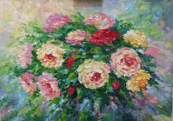 Impressionism Flowers by Arman Asatryan