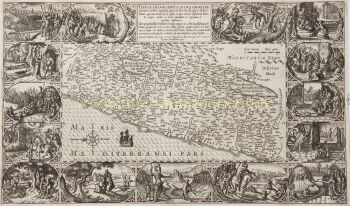 Holy Land - Baptista van Doetecum after David Vinckboons by David Vinckboons