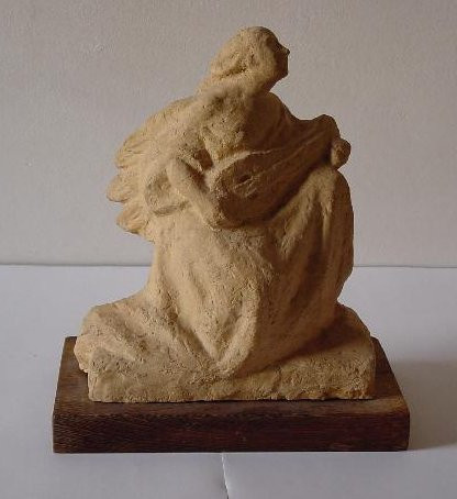 Musicerende engel by Gerarda ('Meik') Rueter