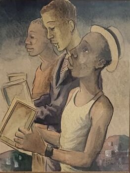 Three boys by Tomás Santa Rosa