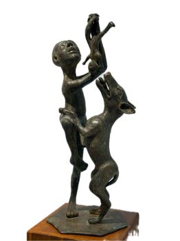 Boy and Dog by Quentin Clemence