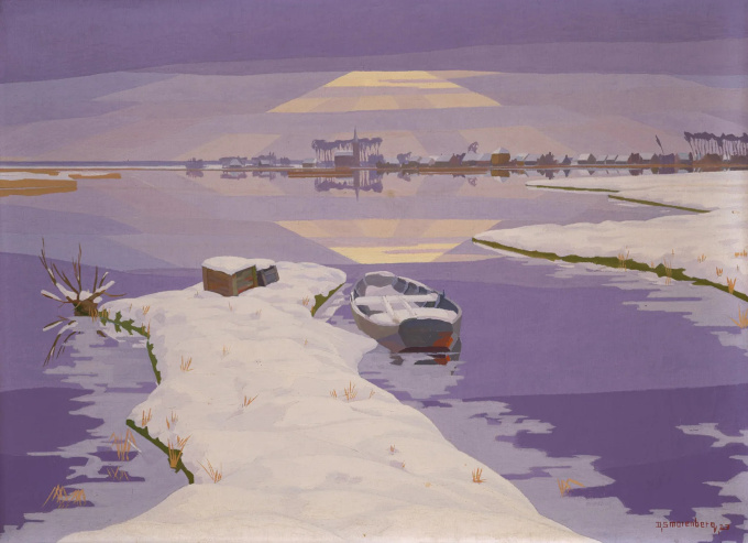 DE LOOSDRECHTSE PLASSEN IN DE WINTER by Dirk Smorenberg