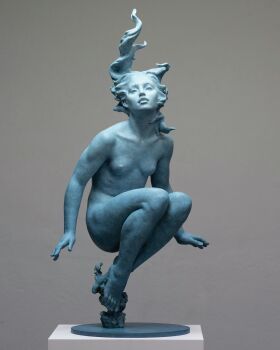 Galene in blue- Life size (ed.1/8) by Coderch and Malavia