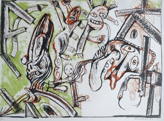 'Zonder titel' by Lucebert