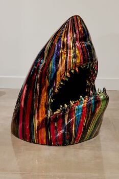 Abstract Shark by Ghost Art
