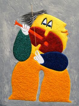 Violinista by Juan Ripollés