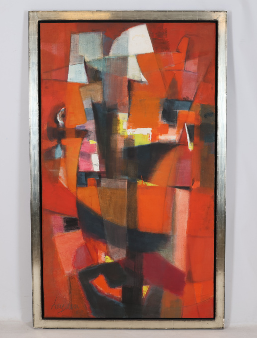 Composition en Rouge by Ernst Leyden