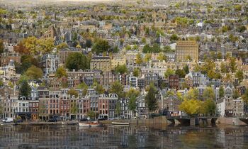 Veduta Amsterdam 2 - Limited edition of 8 by Jean-François Rauzier