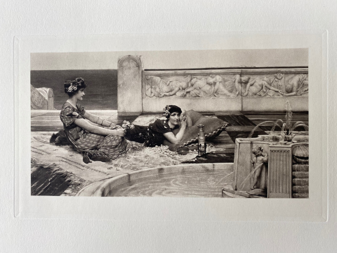 Love in Idleness  by Lawrence Alma-Tadema