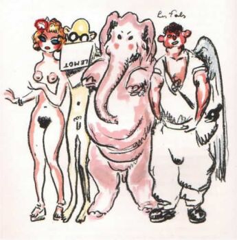 Les Lepreuses 3 by Kees van Dongen