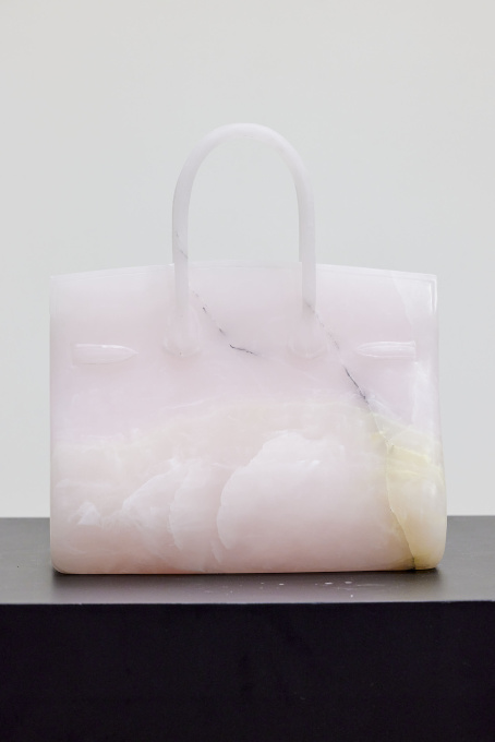 Pink Onyx Marble Bag by Phantom Art