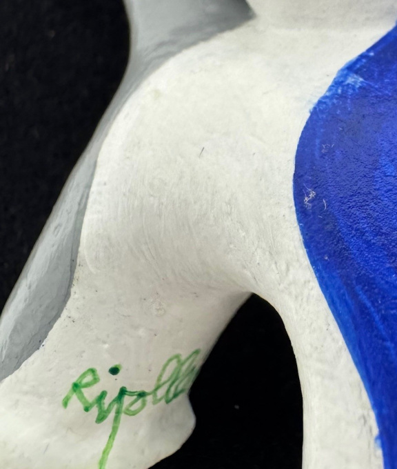 Zeer zeldzaam kunstwerkje van Ripollès "Le Joueur de Foot" by Juan Ripollés