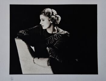 self portrait with headband by Lee Miller