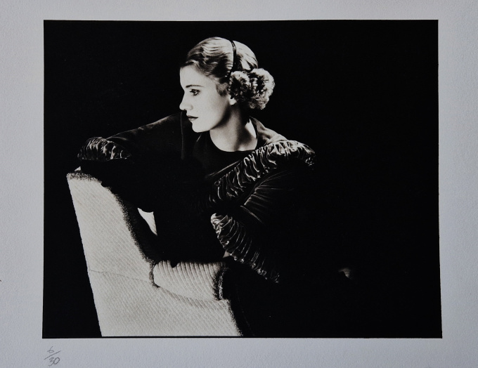 self portrait with headband by Lee Miller